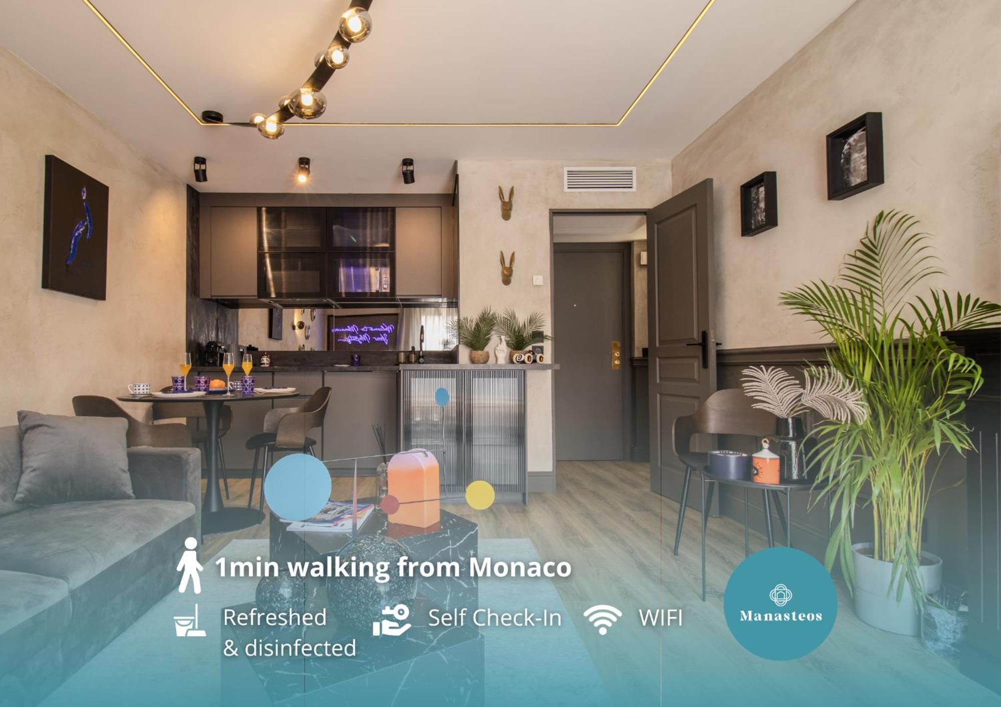 Frontiere Monaco - Hypercentre - Bx Apartment Beausoleil Bagian luar foto